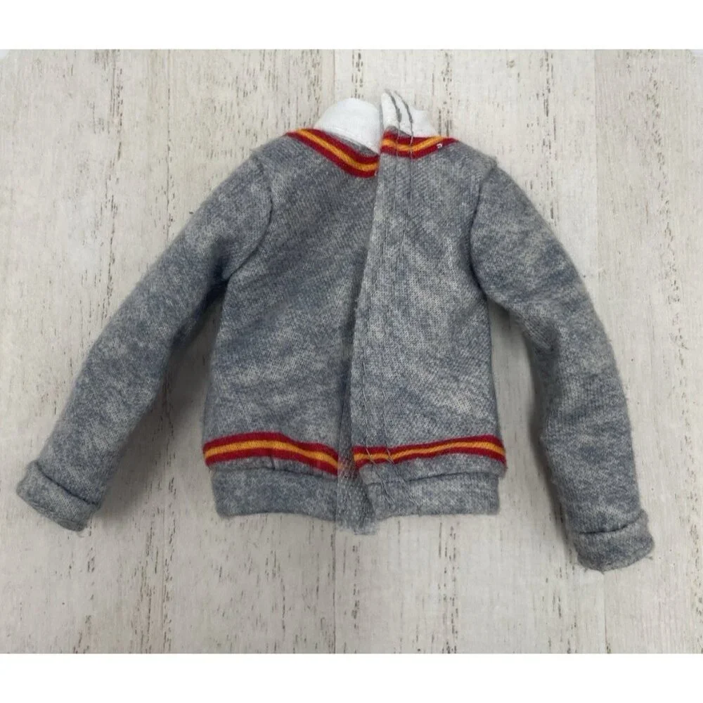 Harry Potter 10 inch Doll Clothes Accessory Gray Shirt with Collar and Tie - Picture 6 of 7